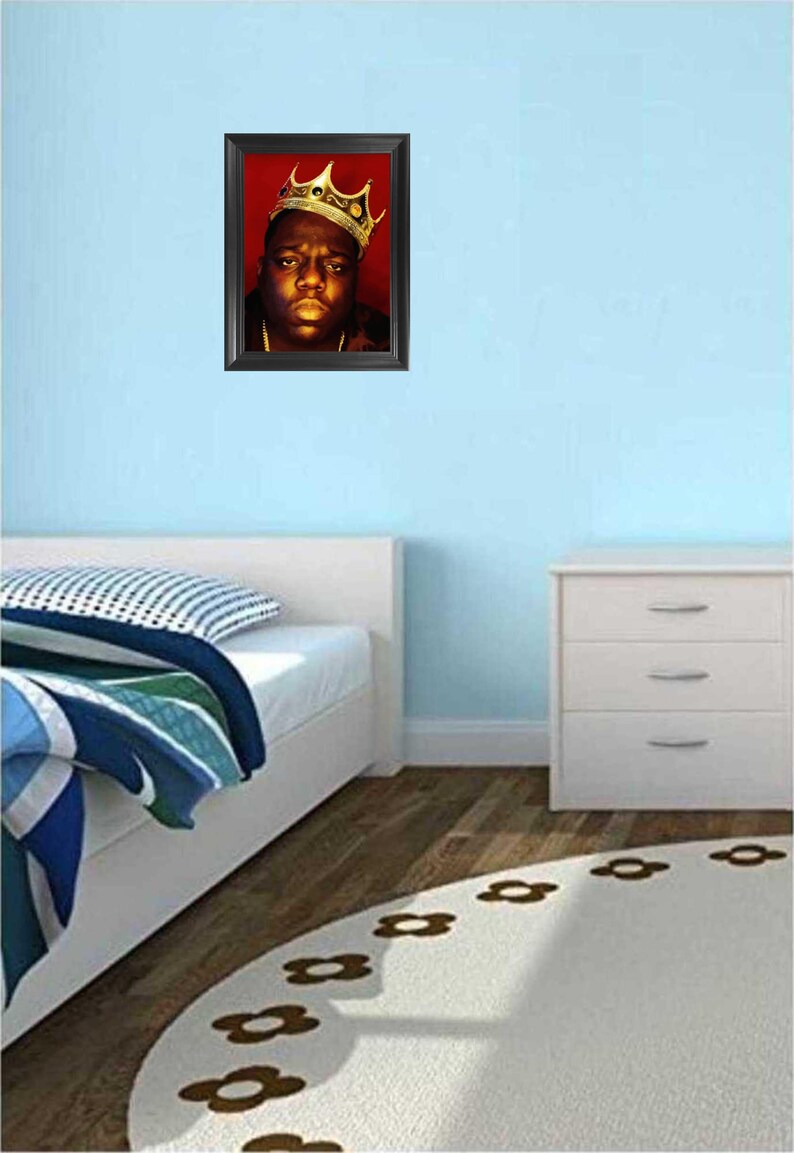Biggie Smalls 3D Poster Wall Art Decor Framed Print Etsy