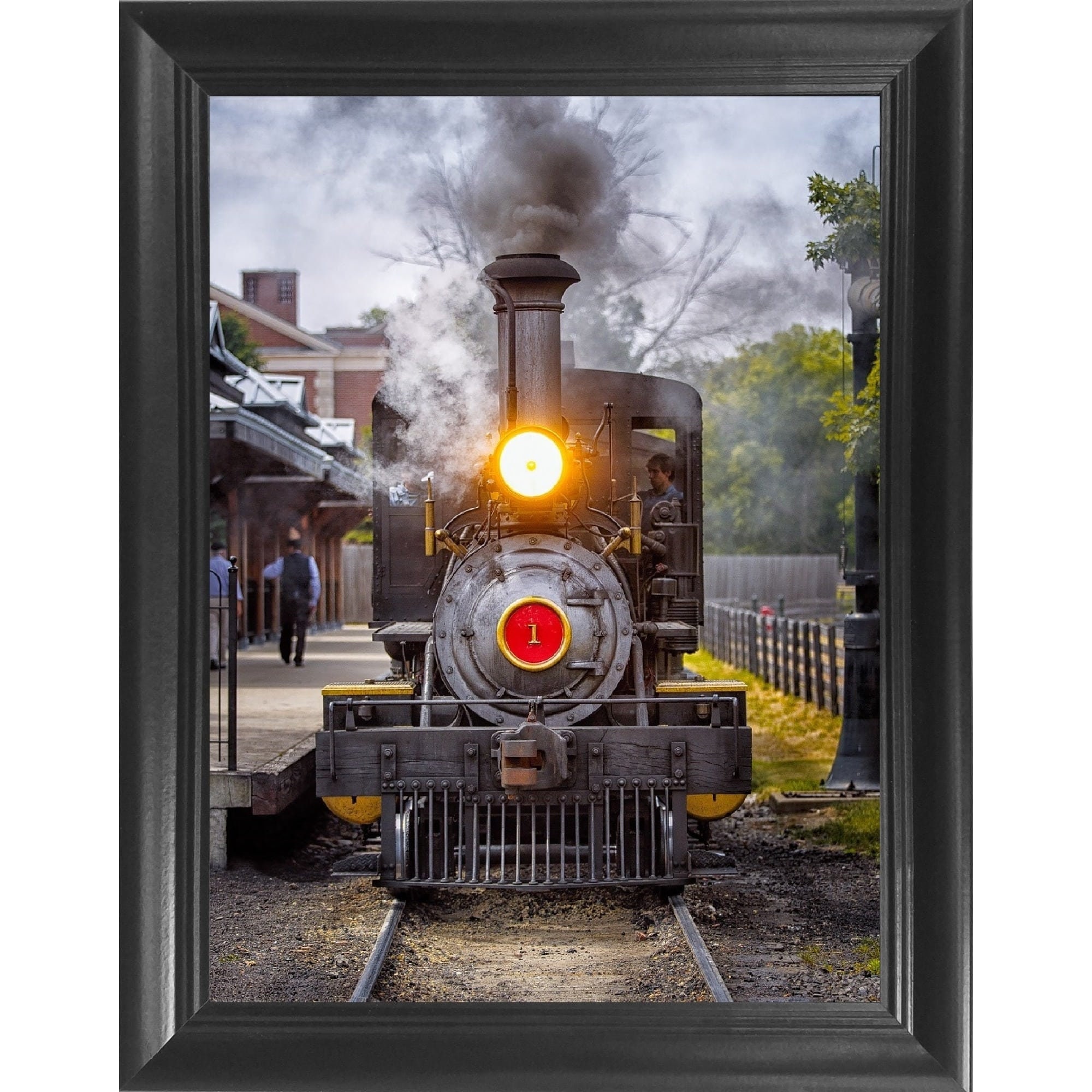 Train 3D Poster Wall Art Decor Framed Print 14.5x18.5 | Etsy