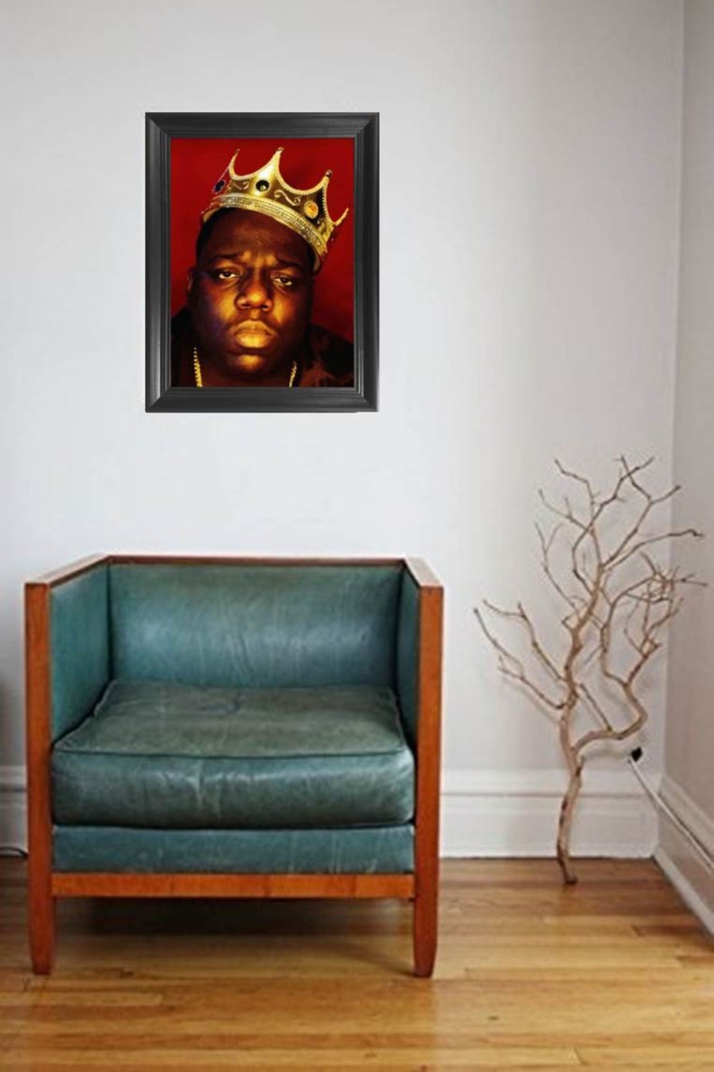 Biggie Smalls 3D Poster Wall Art Decor Framed Print Etsy