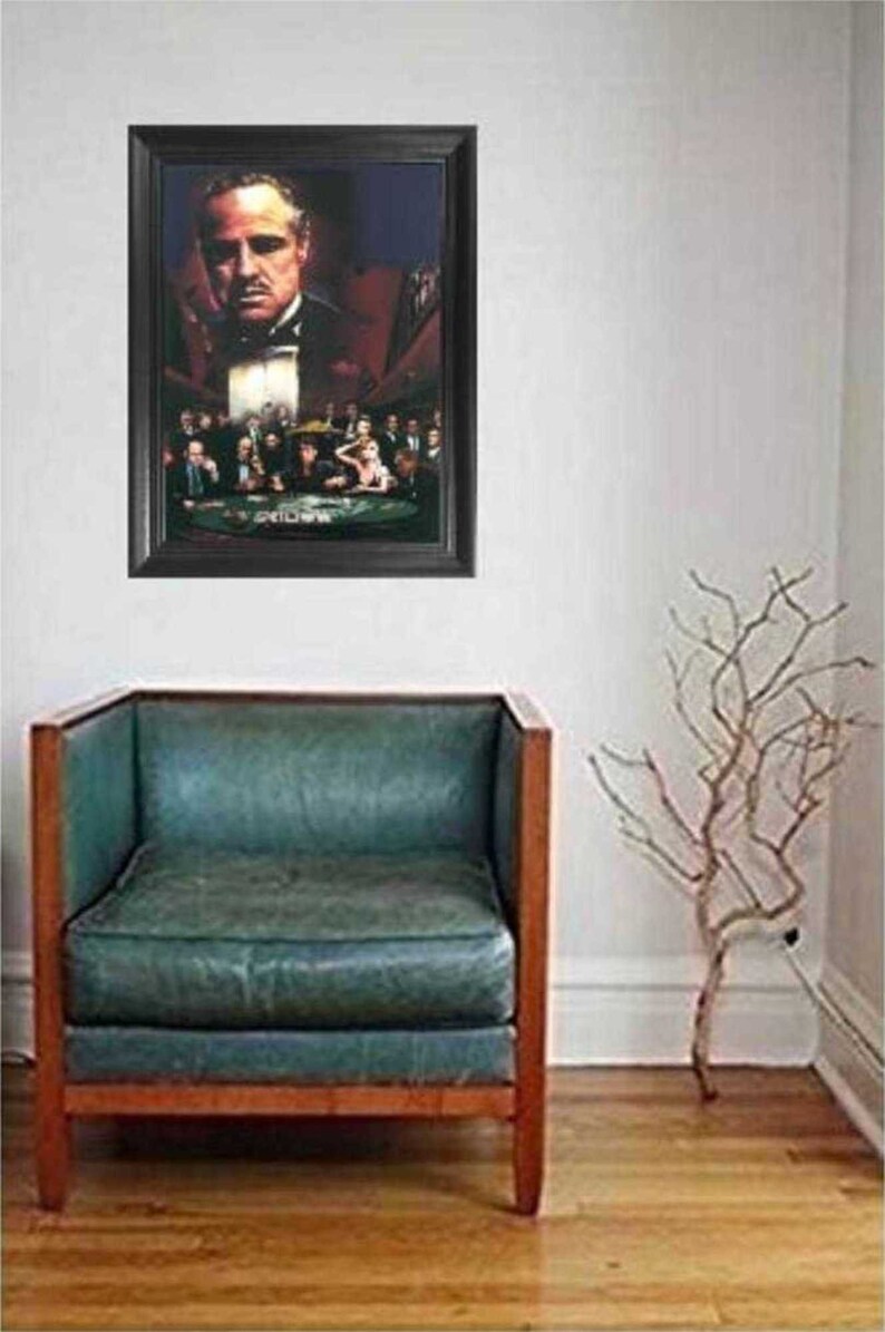 The Godfather 3D Poster Wall Art Decor Framed Print Etsy