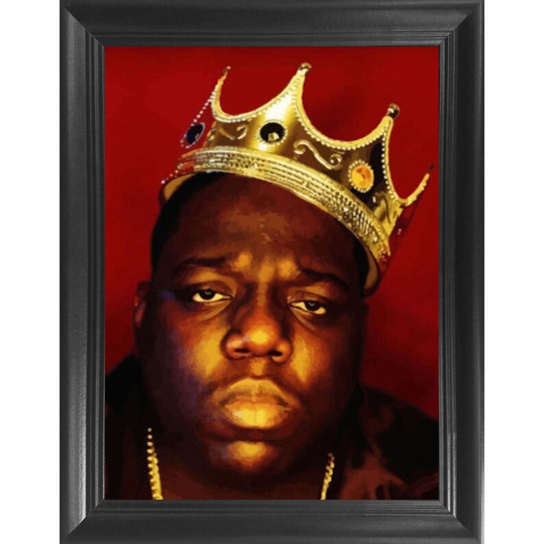 Biggie Smalls 3D Poster Wall Art Decor Framed Print Etsy