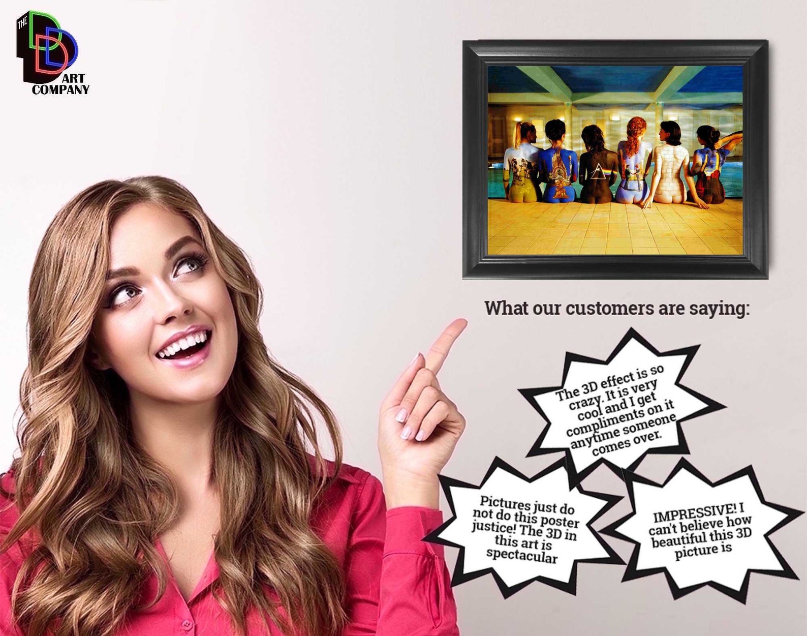 Pink Floyd Back Catalogue 3D Poster Wall Art Decor Framed Etsy