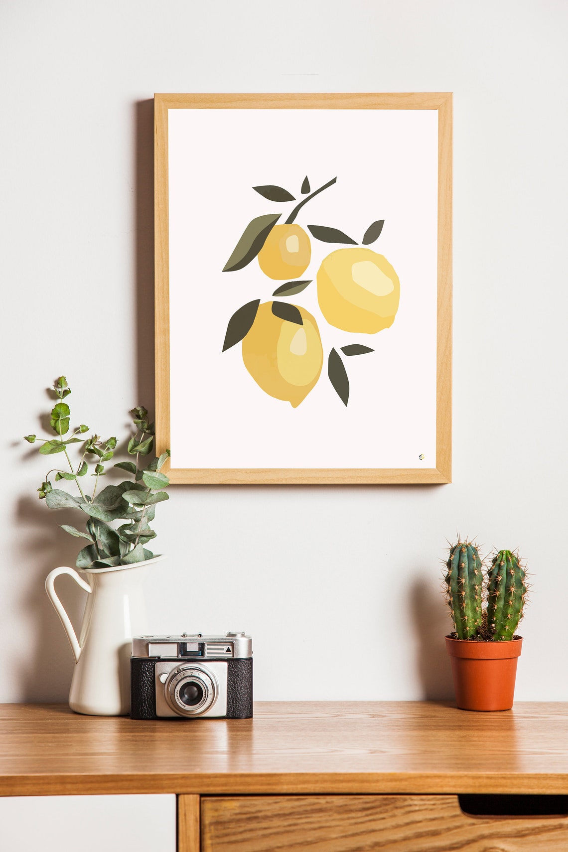 Lemon Printable Wall Art Kitchen Wall Art Print Lemon Fruit Etsy