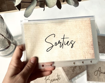 Budget Stickers and Envelopes | French Budget Sticker | Budget Tracker | Budget Labels | Custom Envelope