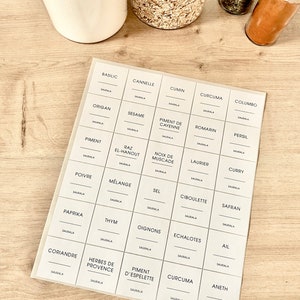 Minimalist Pantry and Kitchen Label kitchen organization image 5