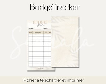Budget tracker | Budget monitoring | budget binder and envelopes | A4 PDF to print