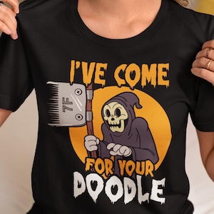 Dog Groomer Brush Your Dog Groom Grooming Reaper T-shirt unisexe