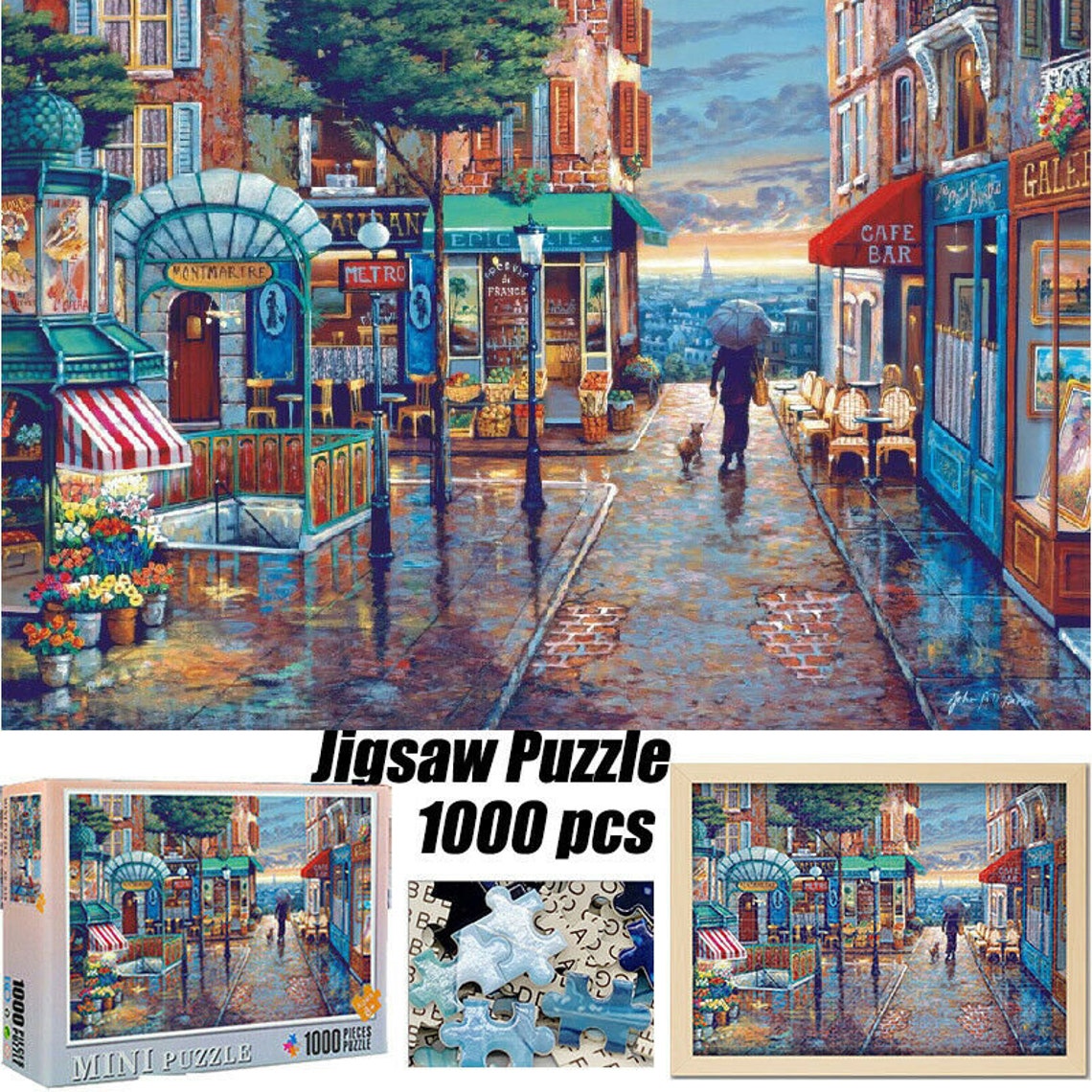 MINI 1000 piezas adultos Rompecabezas difíciles crecer Etsy
