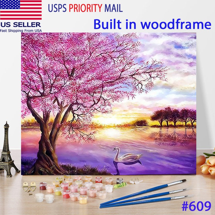 DIY Paint by Number Kit Acrylic Oil Painting Home wall Decor Etsy