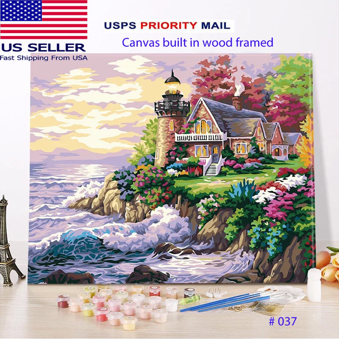 DIY Paint by Number Kit Acrylic Oil Painting Home wall Decor Etsy