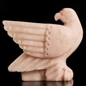 Inuit marble sculpture, Arctic bird ancient Eskimo stone carving, Inuit art, Yakut art, Alaska art, Chukotka stone carving. Gift Idea.