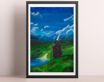 Studio Ghibli - Howls Moving Castle - Afdrukken