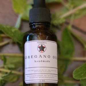 Homegrown Organic Oregano Oil: Olive Oil Infused