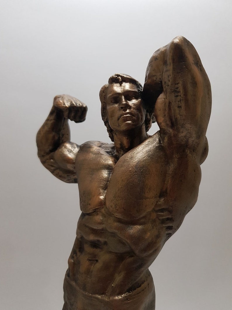 Arnold Schwarzenegger statue Etsy