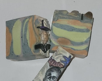 Sabonete Artesanal Summerween: Aroma de Lavanda e Baunilha, Decoração Vegana de Halloween