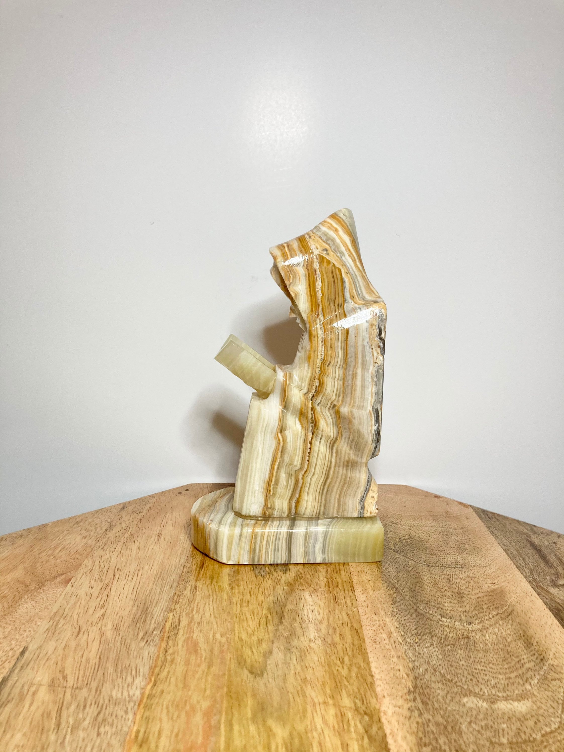 Vintage ónyx Bookend Heavy Marble Bookend / Estatua Onyx Etsy