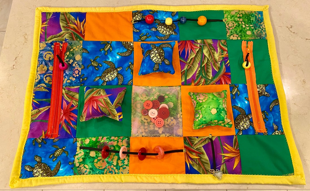 Fidget Blanket, Alzheimer's, Dementia, Anxiety Activity, ADHD, Autism