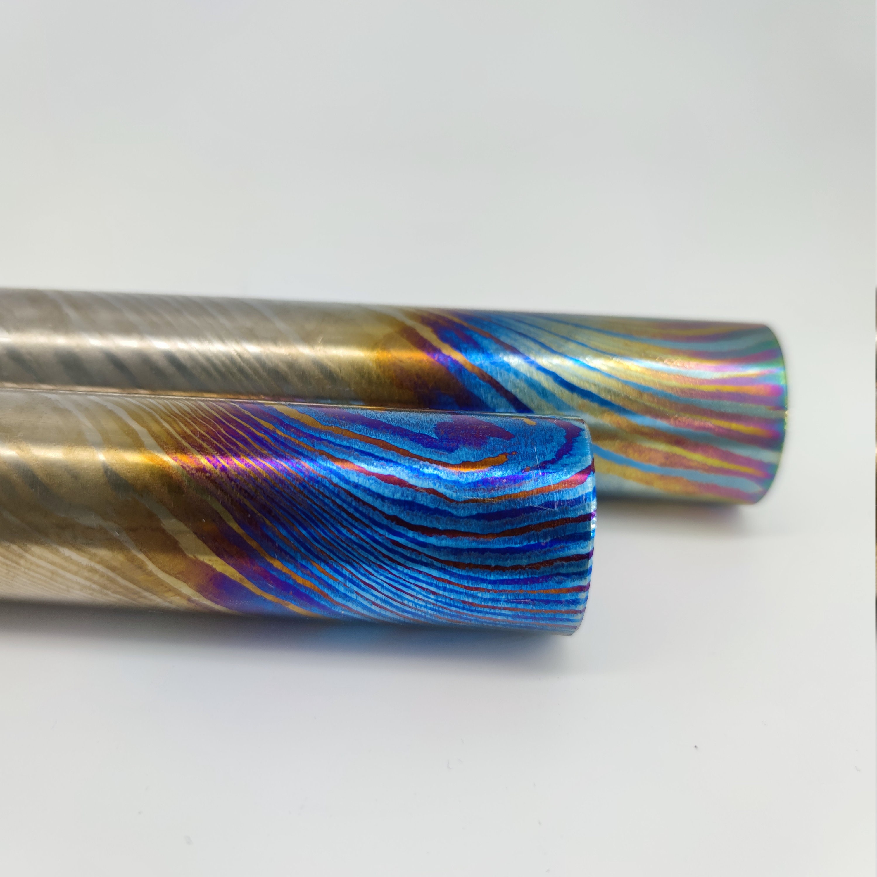 Titanium damascus rod ti damascus rod3 Etsy