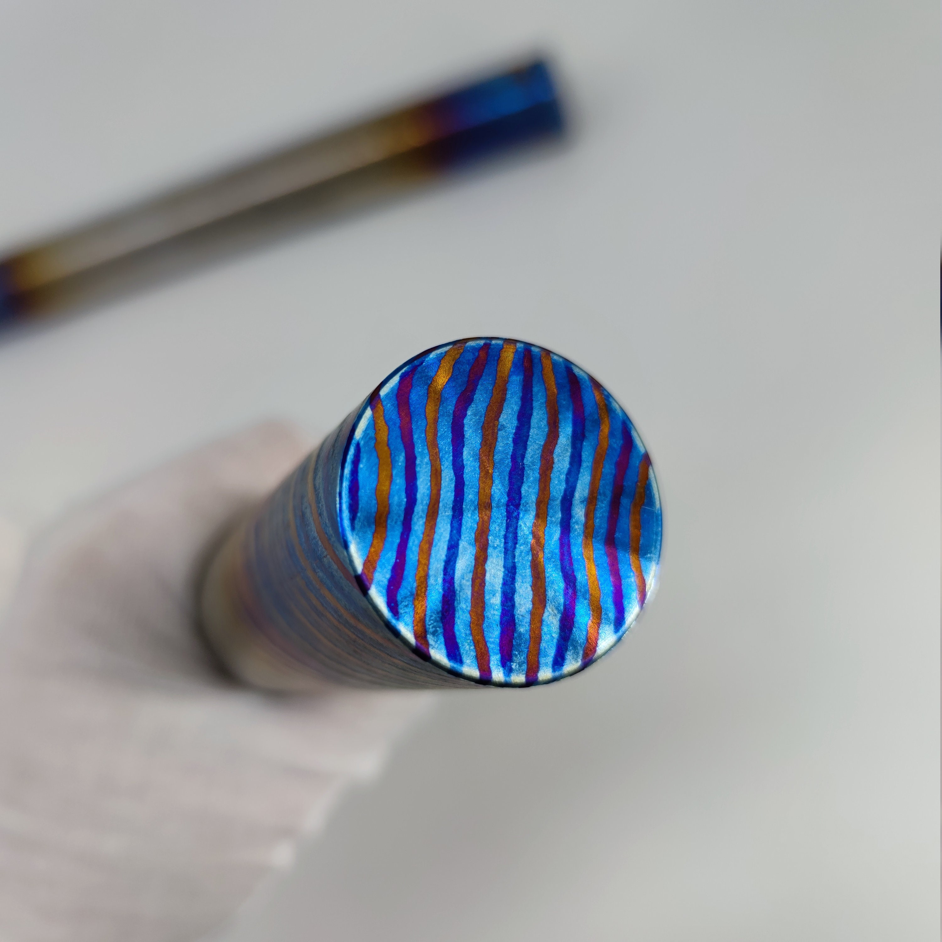 Titanium damascus rod ti damascus rod3 Etsy