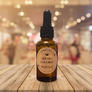 Natural Body Oil for Hydrated Glowing Skin – Vegan, Cruelty-Free Moisturizer & Aromatherapy Gift