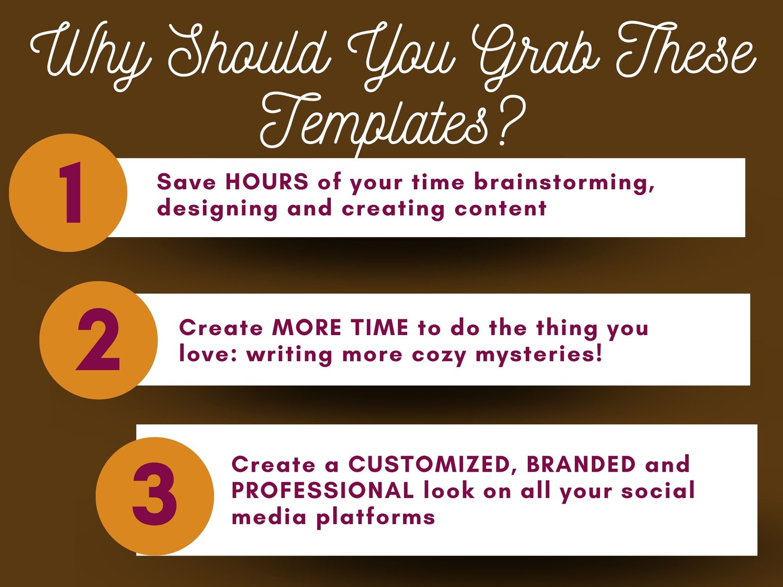25 Cozy Mystery Author Templates for Canva | Premade Templates for Cozy ...