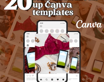 Sexy Romance Author Book Mock-Up Templates Editable on Canva | Premade Canva Social Media Templates and Book Mock-Ups for Authors