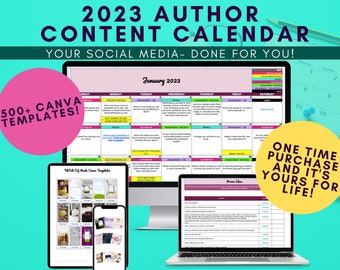 2023 Author Content Calendar