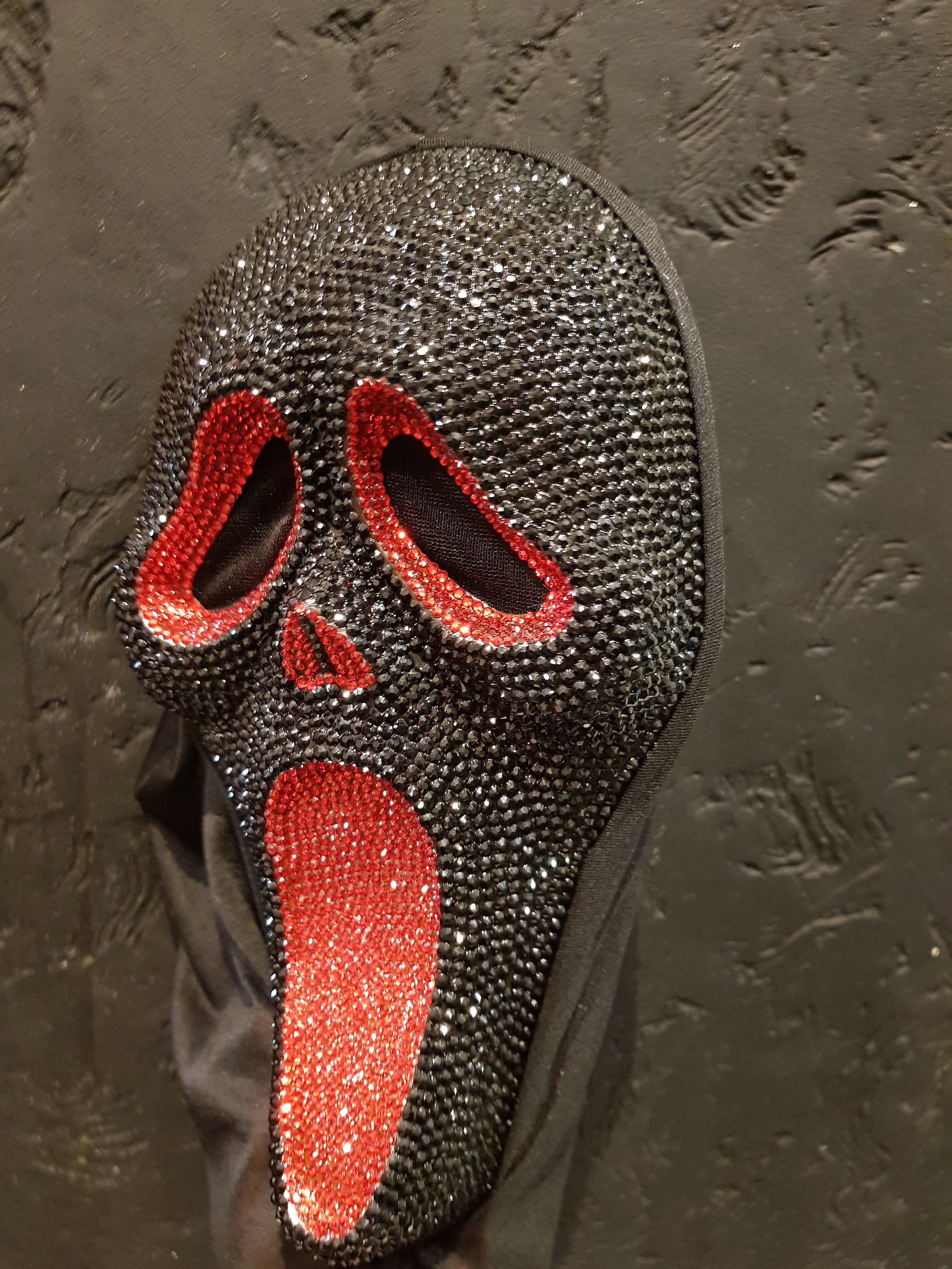 Rave Outfit Halloween Scream Ghost Face Ghostface Crystal Mask Cosplay Costume Unique Etsy