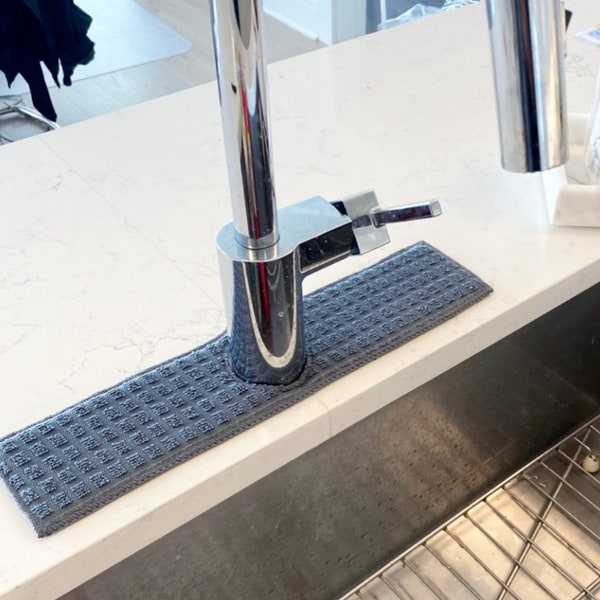 Atrapa salpicaduras de grifo - Grifo de cocina - Atrapa goteos de grifo de cocina - Atrapa salpicaduras de fregadero de cocina