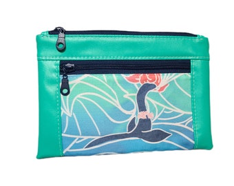 Nessie Loch Ness Monster Zipper Bag - Cryptid Double Zipper Devon Pouch