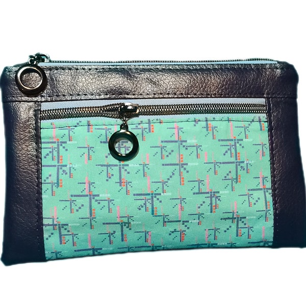 PDX Carpet Double Zipper Pouch - Double Zipper Devon Pouch