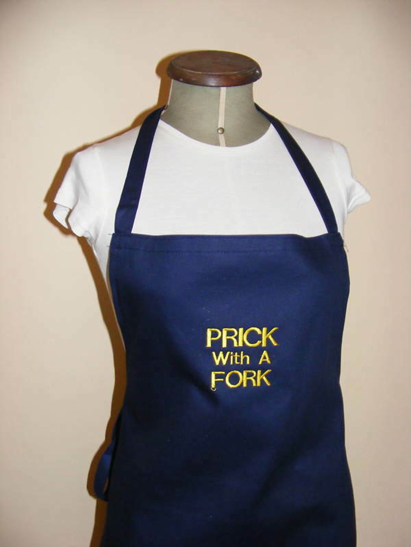 Secret Willy novelty apron funny embroidered with Prick Etsy