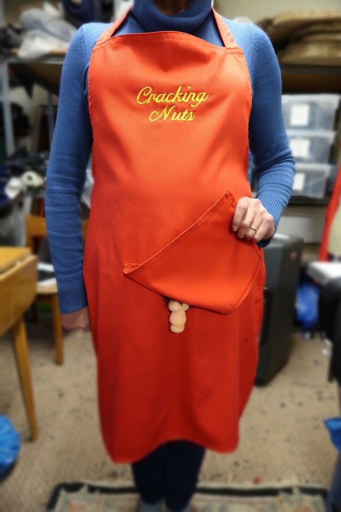 Secret willy kitchen novelty aprons for men . Embroidered with Etsy