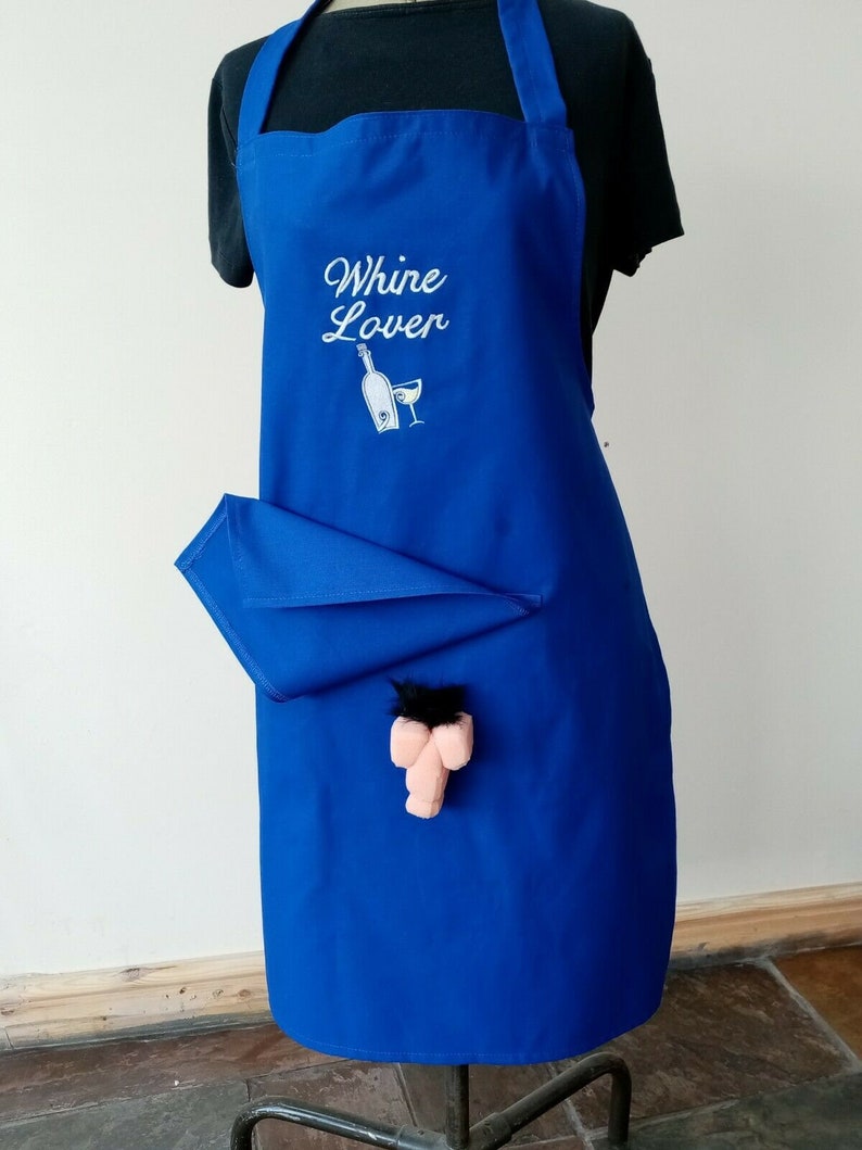 Novelty Aprons for Men Secret Willy Kitchen Bbq . Embroidered With sausage Anyone & 8 Slogans. 6
