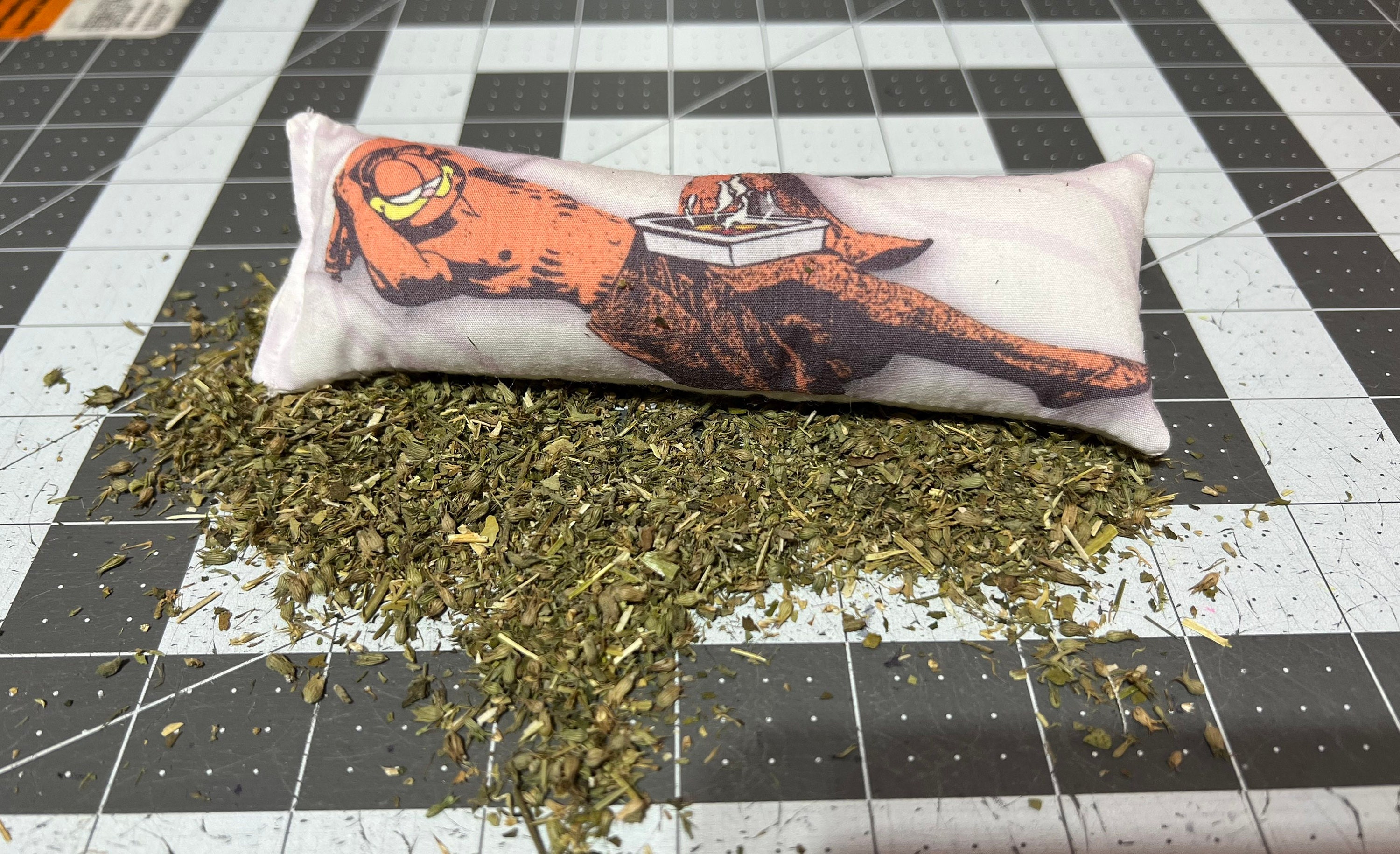 Steamy Garfield Body Pillow Catnip Toy and Body Pillow Etsy