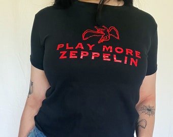Play More Zeppelin Baby Tee