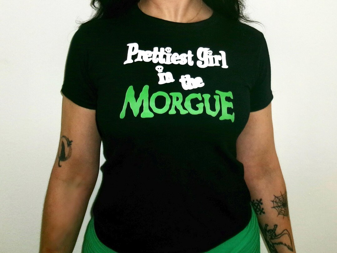 Prettiest Girl in the Morgue Baby Tee - Etsy