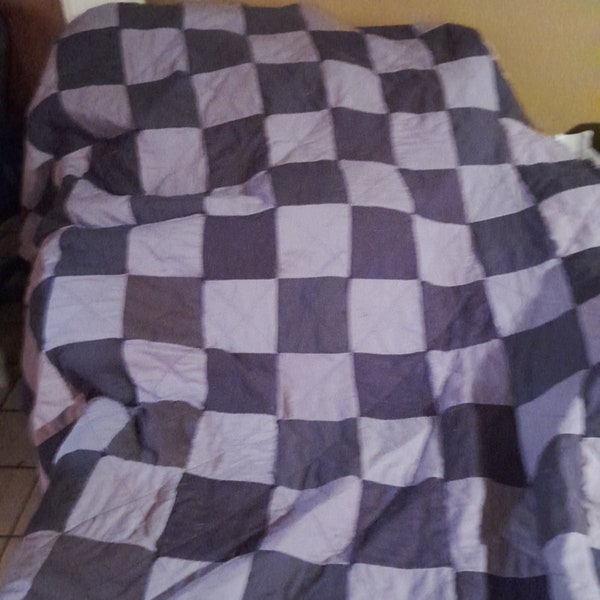 Purple Rag Quilt made to order twin queen full crib king