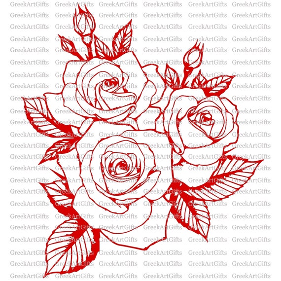 Woman and roses tattoo stencil  Art Board Print for Sale by inkmanclothing   Redbubble