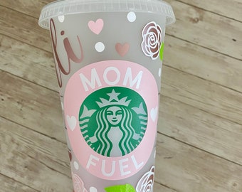 Floral Mom Fuel Starbucks Cup