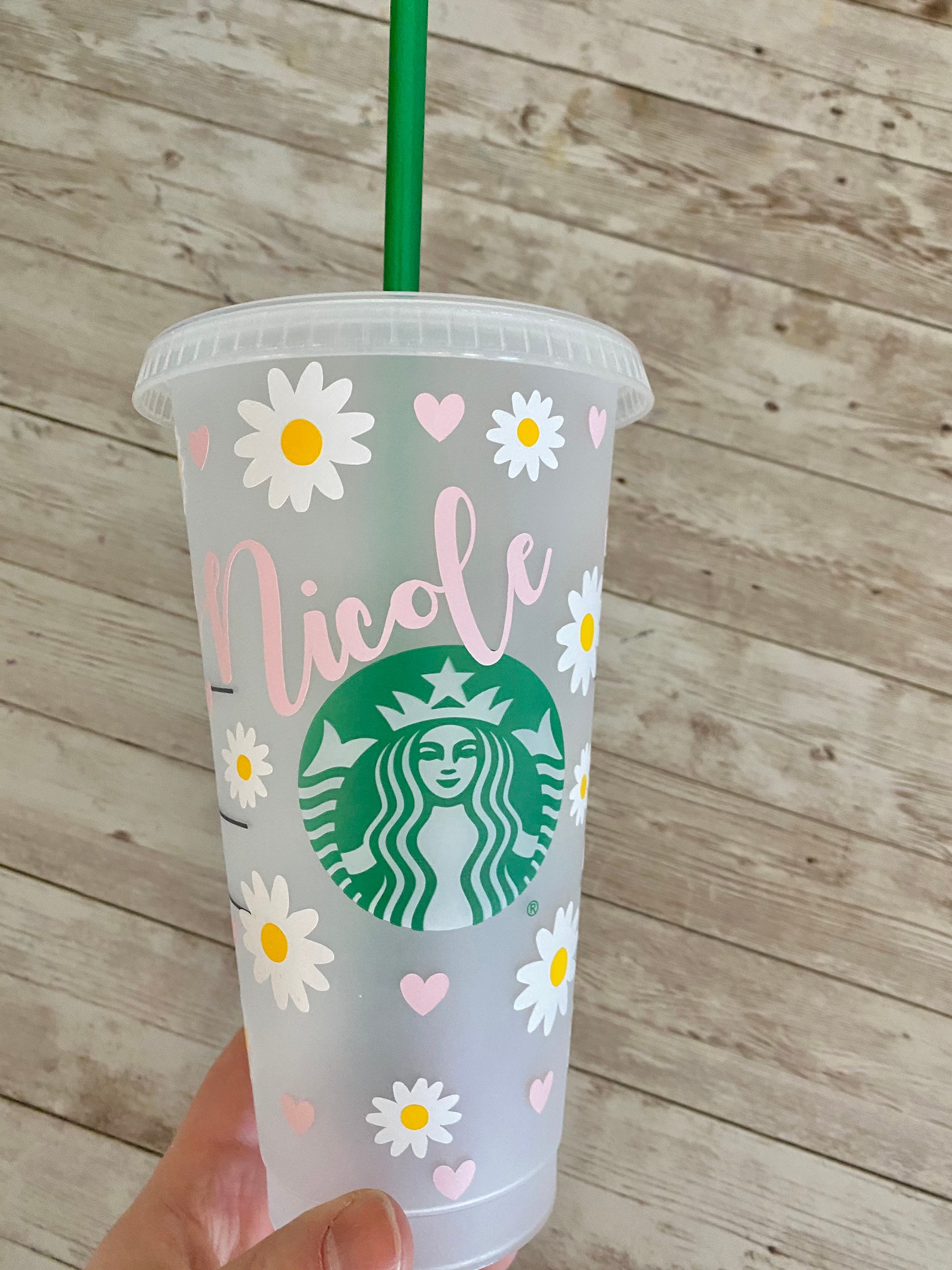 Flowers Starbucks Cup Custom Starbuck Tumbler Spring 