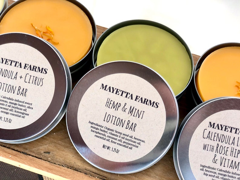 Beeswax Lotion Bar Etsy