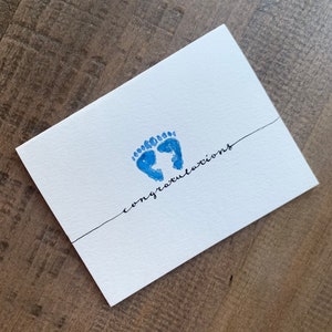 d'origine | Carte peinte de félicitations de bébé
