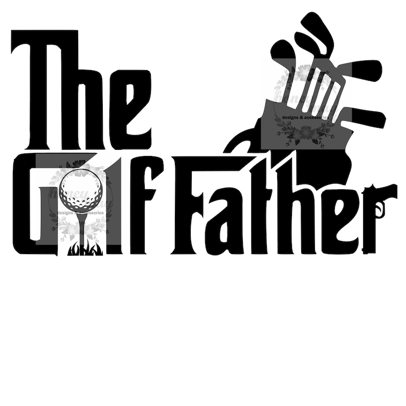 Download Golf Golfing Father's Day The Golf Father SVG HTV | Etsy