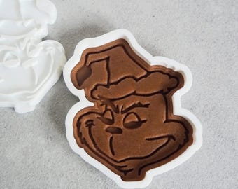 Grinch Holiday Cookie Cutter Set | 3D Printed Christmas Cookie Cutters | Christmas - DIY Holiday Baking