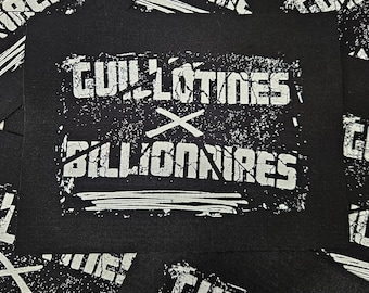 BROLIGARCHY sew on punk patch 5 x 7