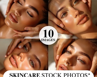 Photos de soins de la peau pour esthéticienne : images de beauté de spa (10 fichiers JPG haute résolution)