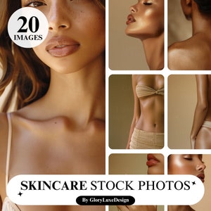 Bronze Summer Body Skincare Stock Photo Collection: African American Models (Commercial Use)