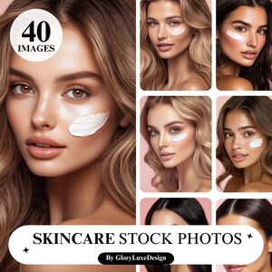白人のスキンケアのストック写真、美容、美的ストック画像、美容 AI モデル、ブランディング、ソーシャル メディア マーケティング、Instagram