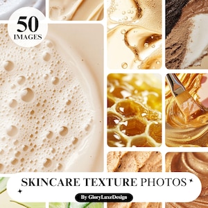 50 Skincare Texture Stock Photos, Serum Beauty Photos, Moisturizer Cream Mockup Photos, Beauty Products Stock Photos for Skincare branding